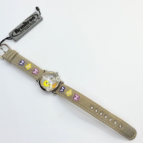 Armitron Tweety Bird Canvas Strap Quartz Watch Display Model New Battery SS198 main image 4